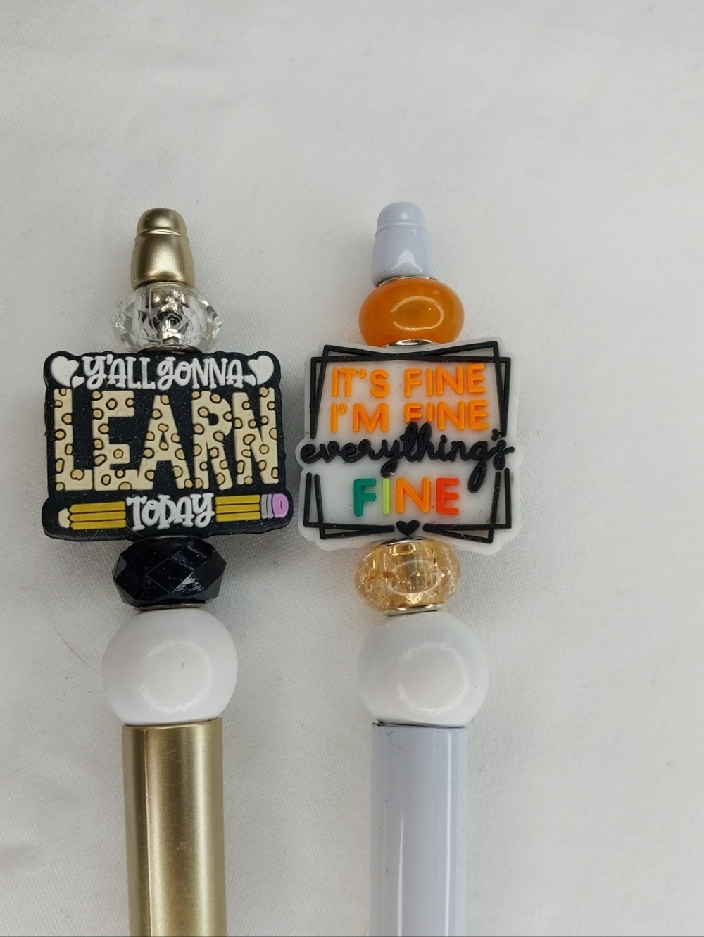 Handmade Silicone Bead Teacher Pens - Picture 2 of 3